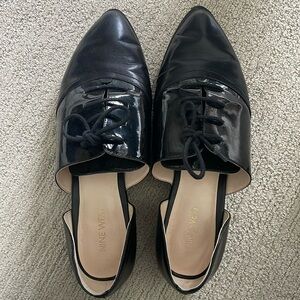 Black Leather mules! Brand: Nine West Size: 10